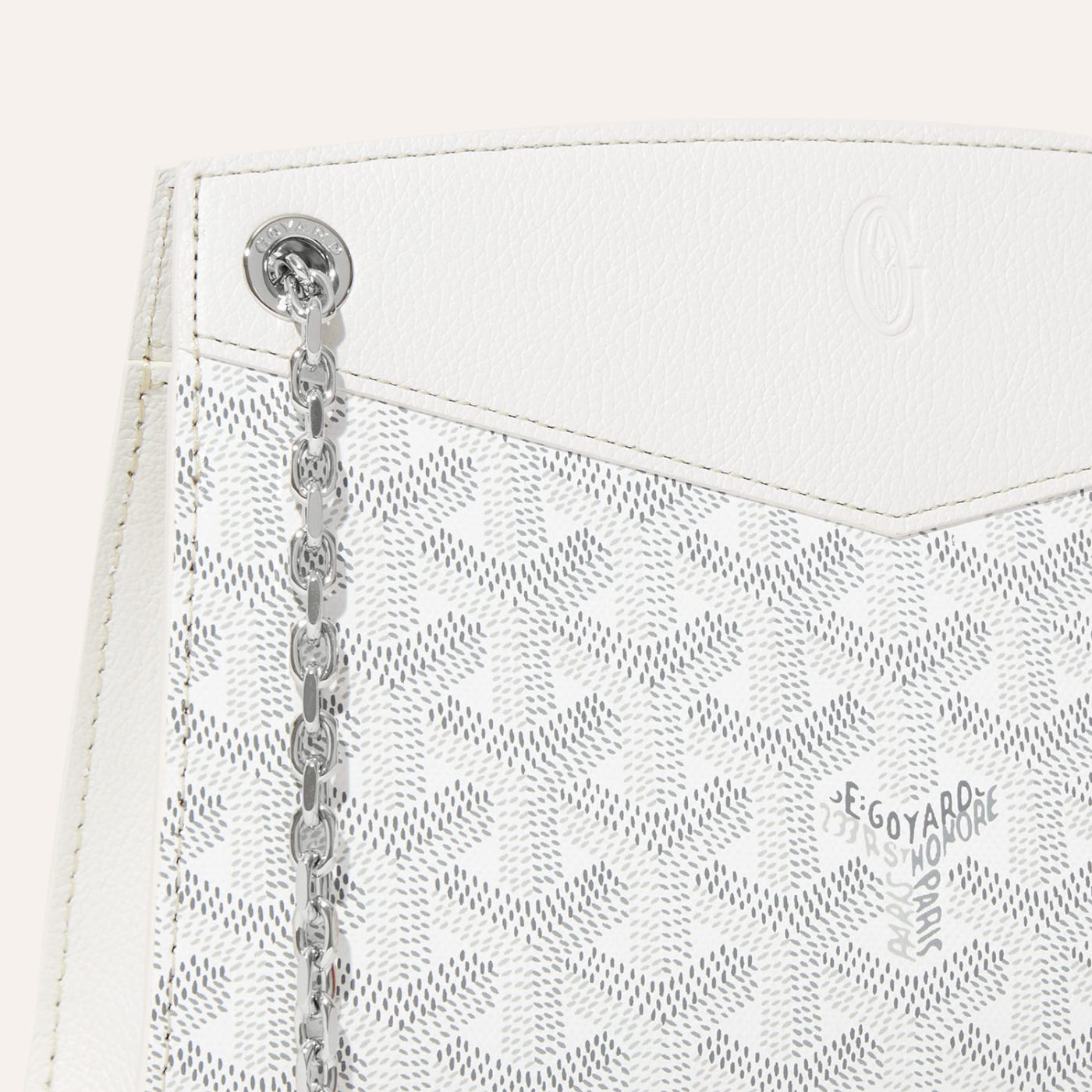 Goyard Rouette Structure Mini Bag White - Image 5